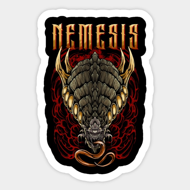 Heavy Metal Nemesis Sticker by JRobinsonAuthor